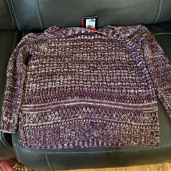 Narcissi Rodriguez purple sweater NWT size large - Picture 4 of 5